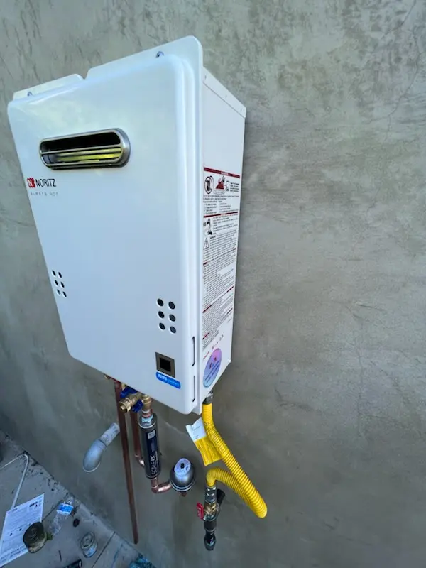 Tankless water heater installation for Spring Ridge homes